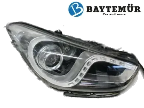 Background image for Original HYUNDAI i40 Frontscheinwerfer Vorne Links Transparent Markenlos Schwarz 921023Z090